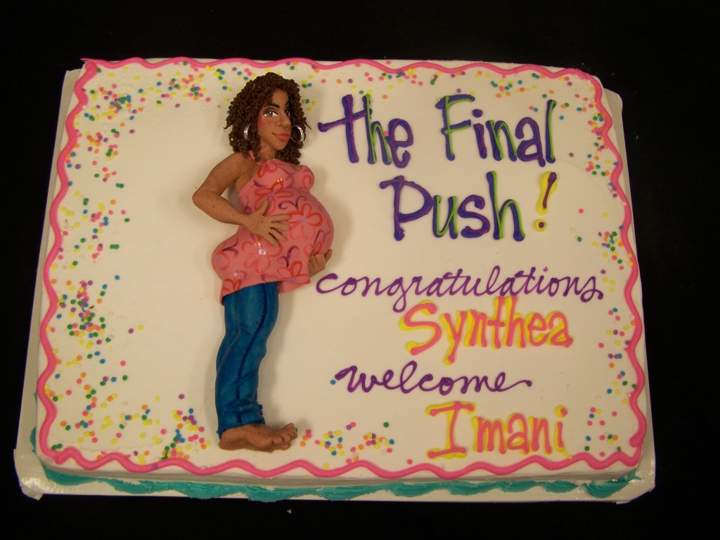 Final push pregnancy cake - le' Bakery Sensual