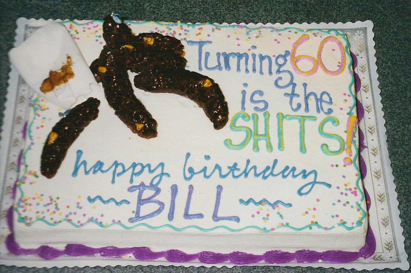 Crappy birthday cake le' Bakery Sensual