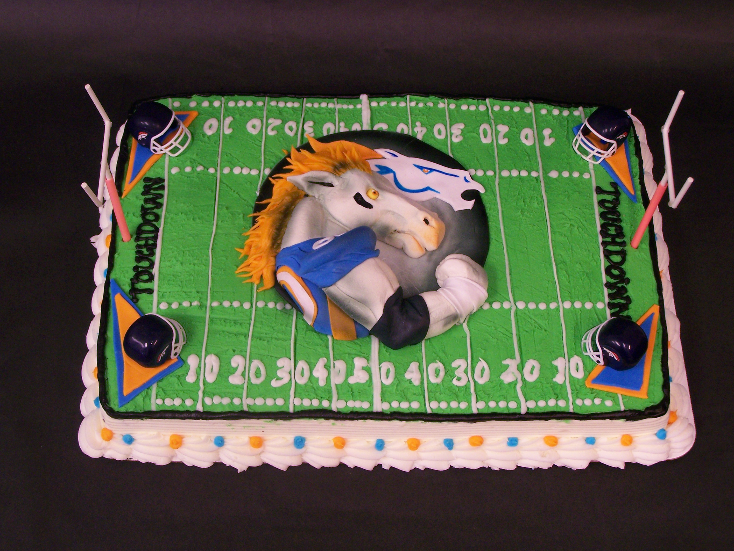 ChocaL8kiss - Broncos birthday cake! #chocaL8kiss #customcake #birthdaycake  #broncos #sports | Facebook