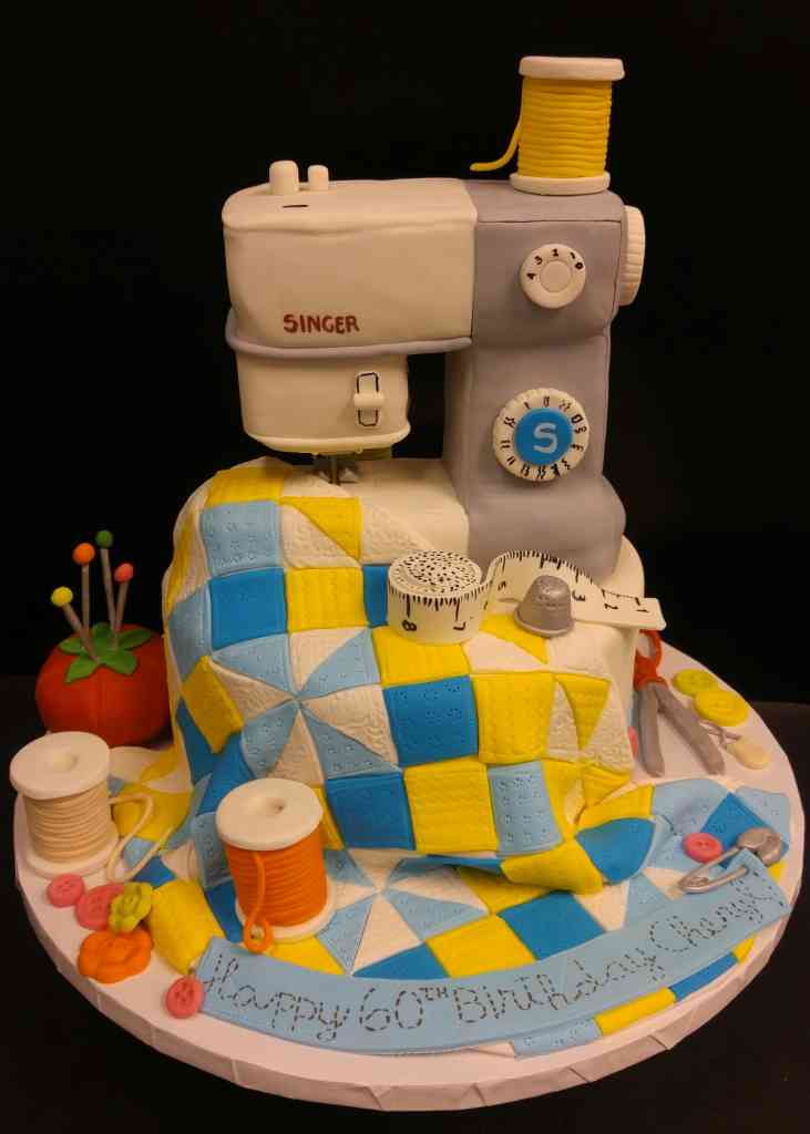 Sewing Themed Cake - CakeCentral.com