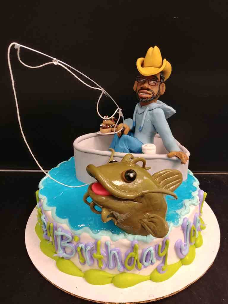 Catfish Fishing cake - le' Bakery Sensual