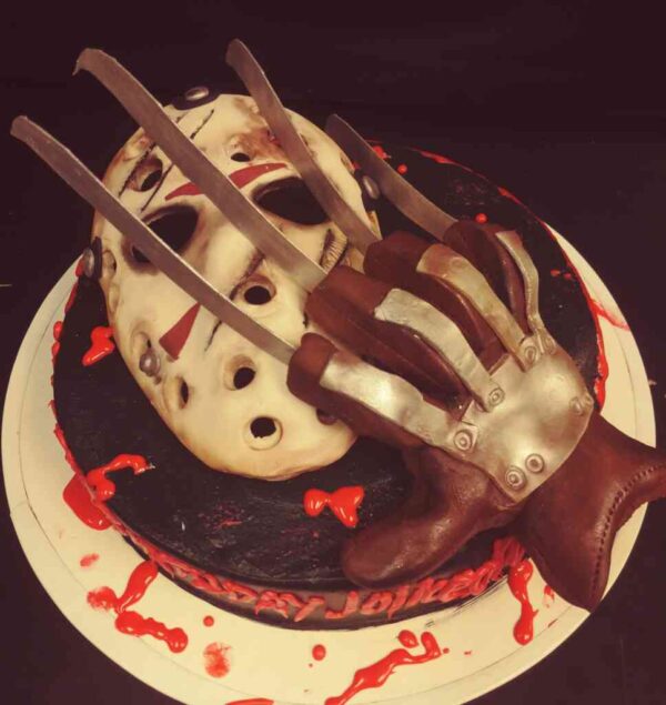 Freddy Vs. Jason cake le� Bakery Sensual